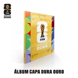 �lbum Copa do Mundo 2026 Capa Dura Ouro Panini