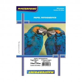 Papel Fotogrfico A4 180g 20 Folhas - Masterprint