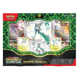 Box Pokmon Destinos de Paldea - Meowscarada Ex c/52 cartas