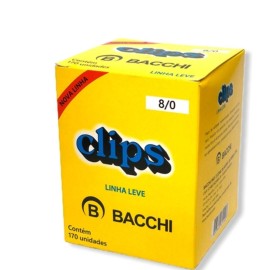 Clips Galvanizado Bacchi 8/0 c/170 un linha leve