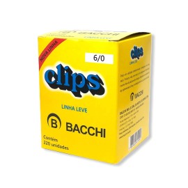 Clips Galvanizado Bacchi 6/0 c/220 un linha leve