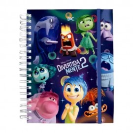 Caderno Universitrio 80 fls Smart Divertida Mente 2 Disney Dac