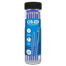 Caneta Esferografica Cis Tik 0.7mm c/24 Azul