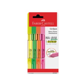 Caneta Marca Texto Faber Castell Grifpen c/4 Cores