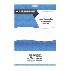 Papel Fotogr�fico Matte Fosco A4 170g c/100 Folhas - Masterprint