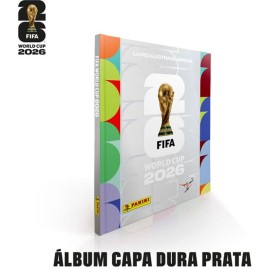 �lbum Copa do Mundo 2026 Capa Dura Prata Panini