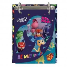 Caderno Argolado Mini 80 fls Divertida Mente 2 Disney Dac