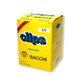 Clips Galvanizado Bacchi 4/0 c/420 un linha leve