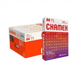 Papel Sulfite A4 75g Chamex Caixa c/10 pct c/500fls cada